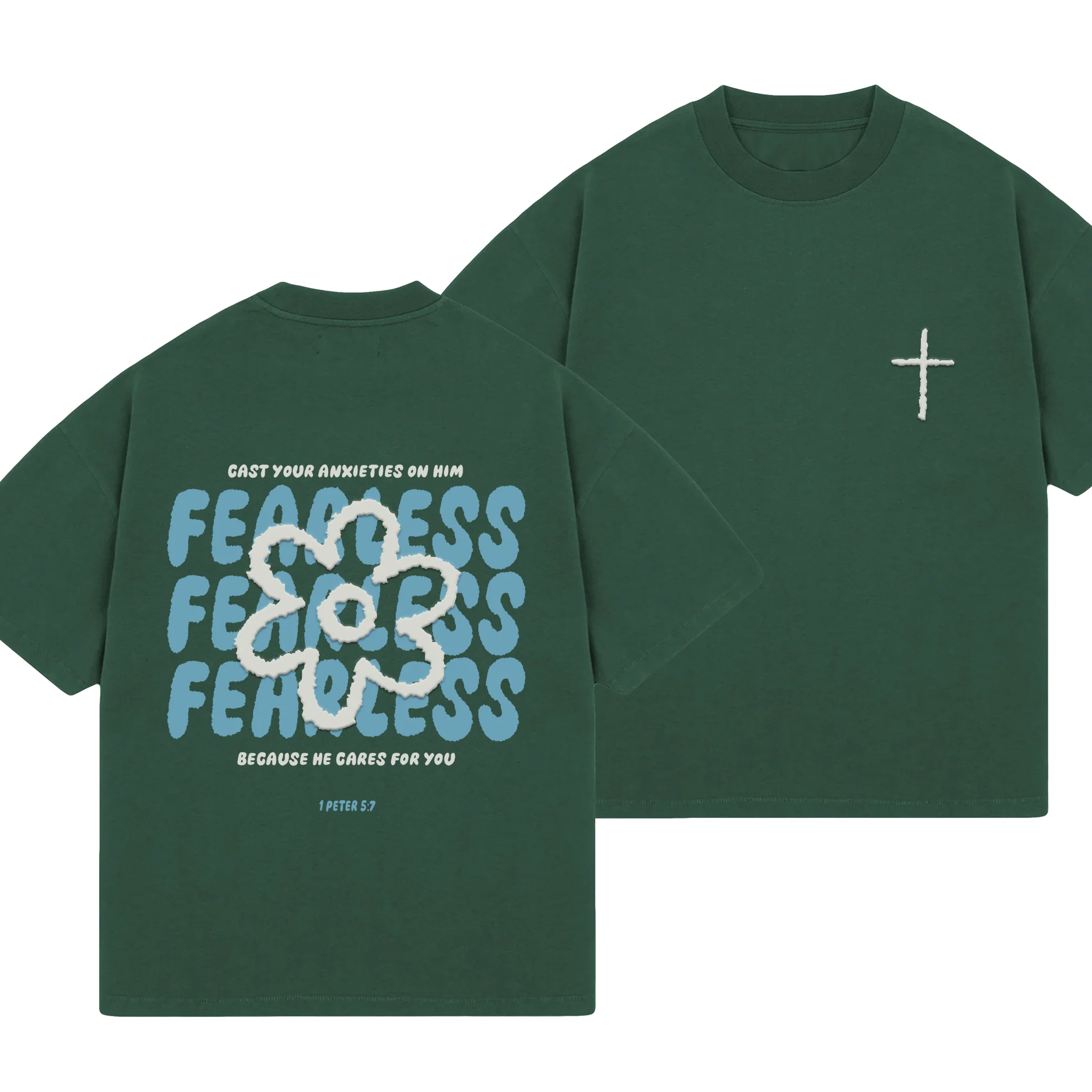 1 Peter 5:7 Tee - Image 3
