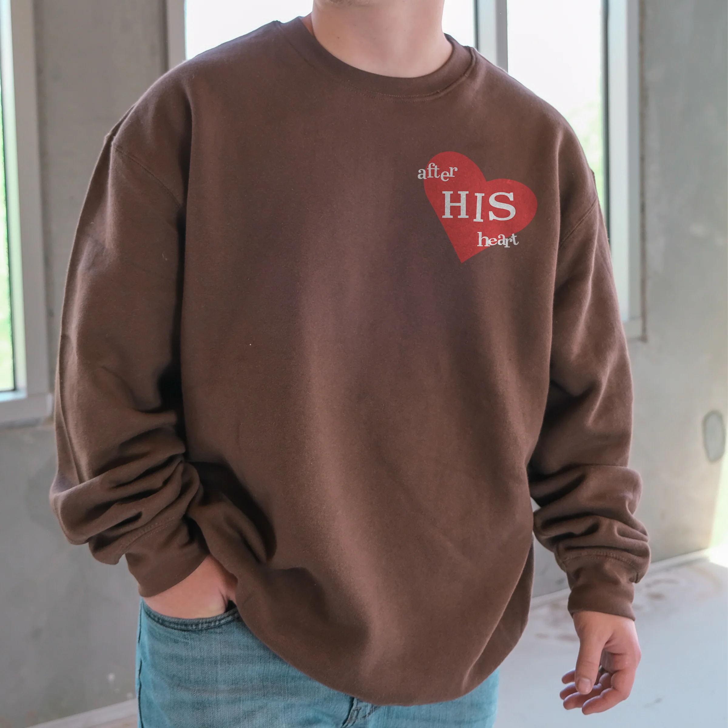 After His Heart Crewneck Sweatshirt - Image 8