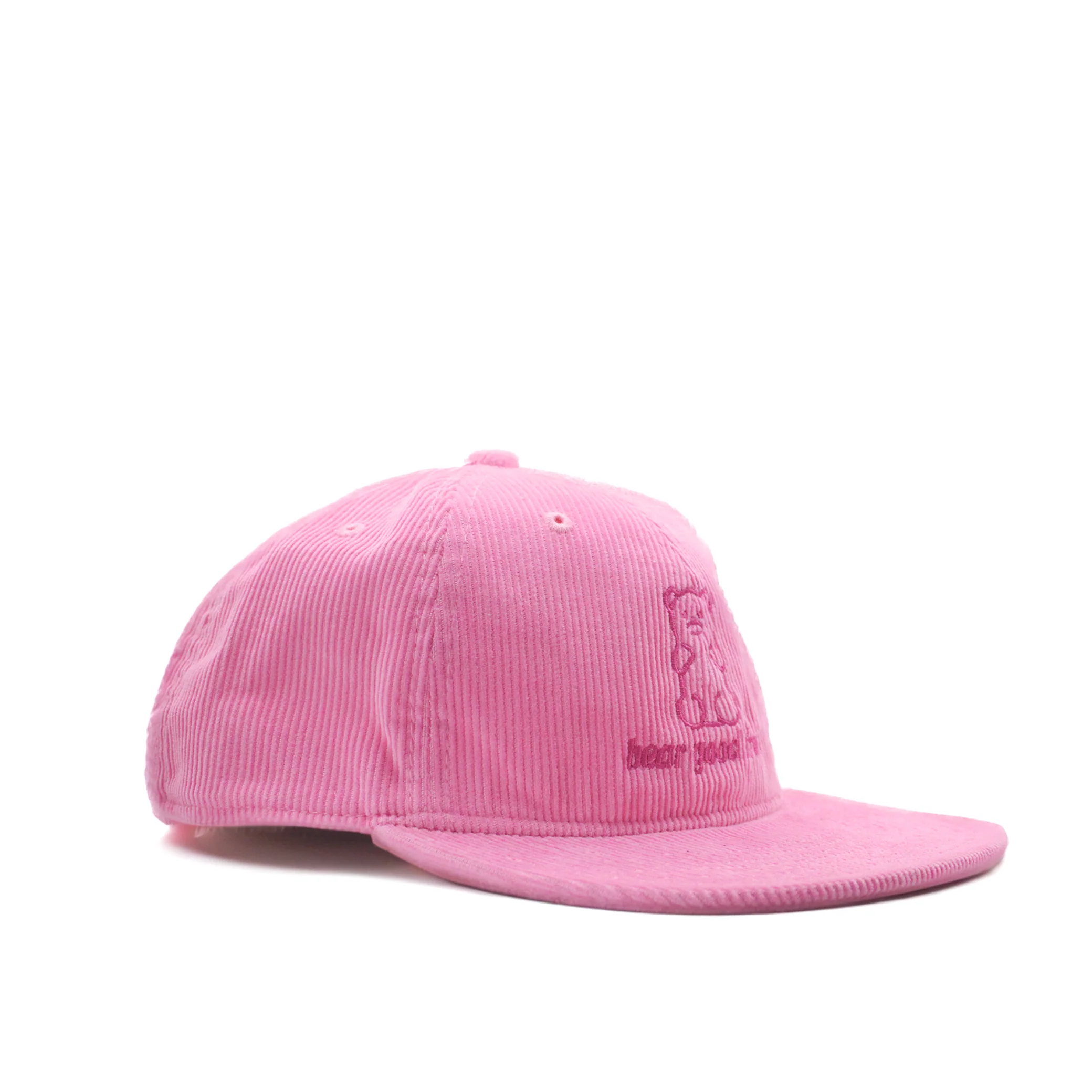Bear Good Fruit Embroidered Corduroy Cap - Image 3