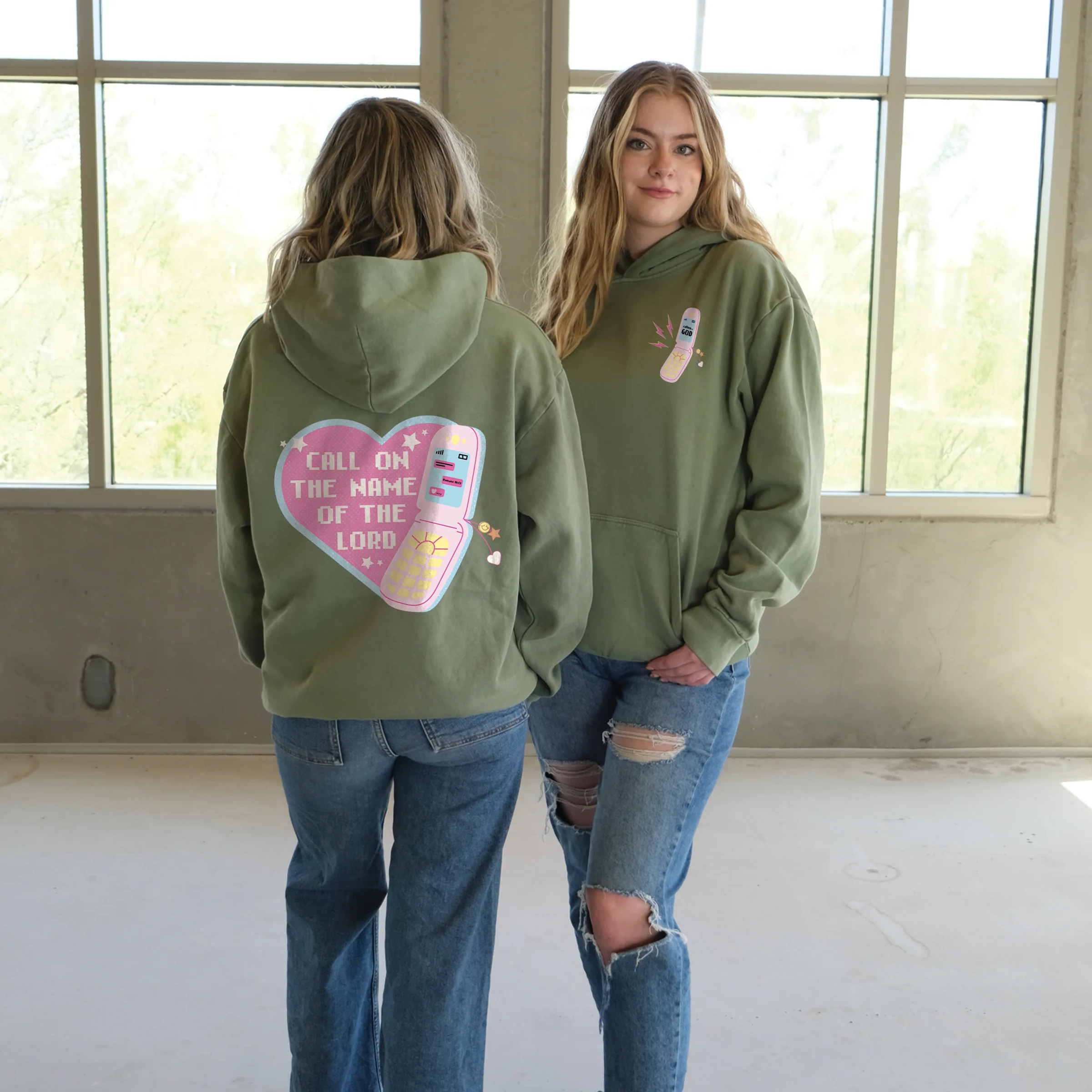 Call On The Lord Pullover Hoodie - Image 2