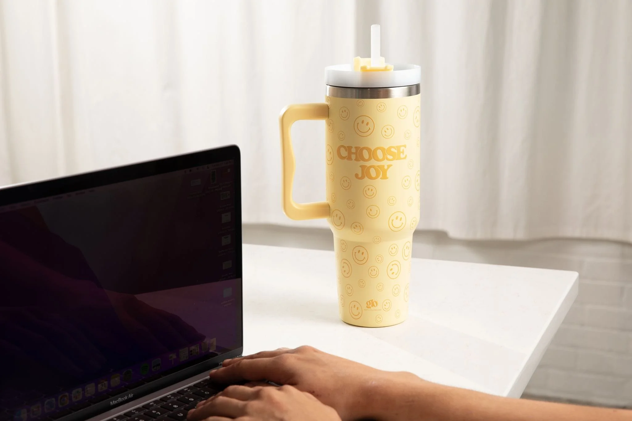 Choose Joy 40oz Tumbler w/ Handle - Image 4