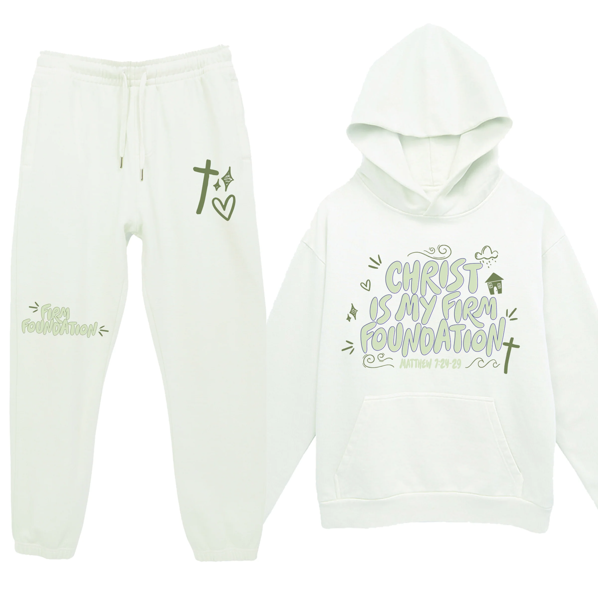 Firm Foundation Pullover Hoodie - Image 2