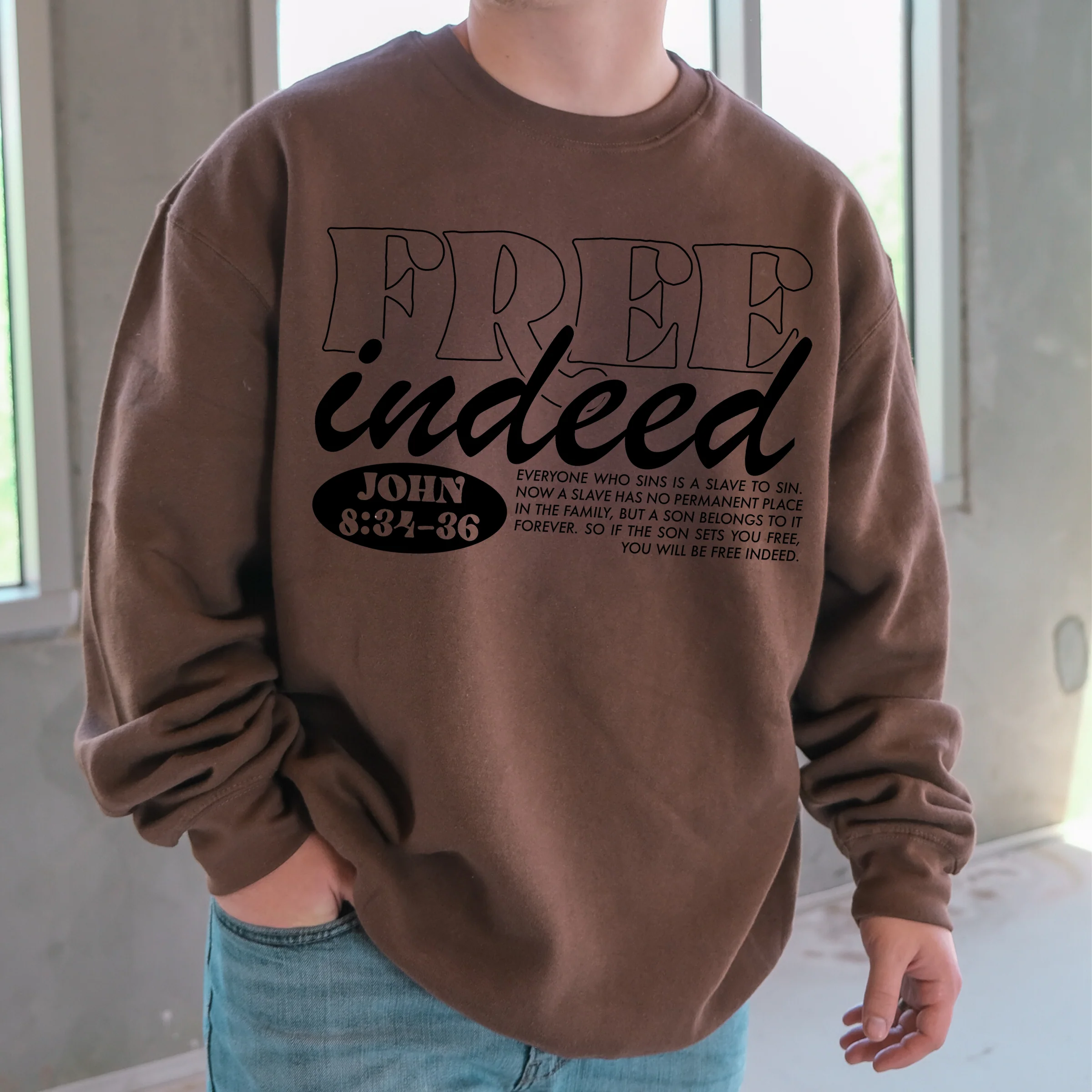 Free Indeed Crewneck Sweatshirt - Image 2
