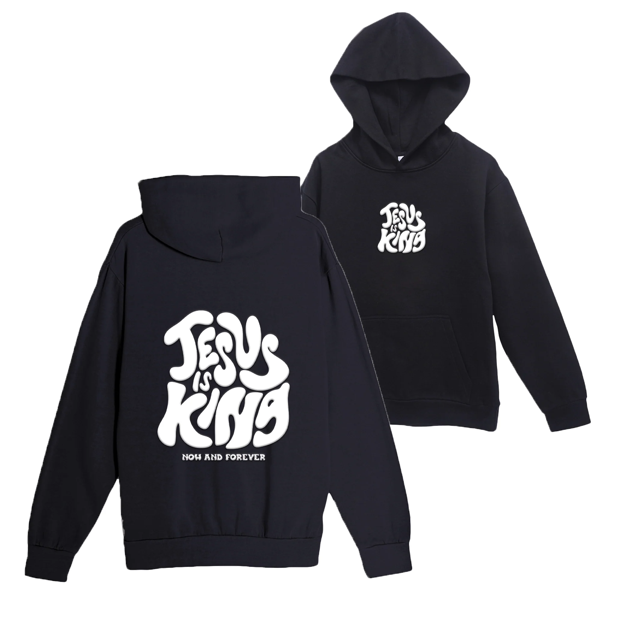 Jesus is King Pullover Hoodie - Image 3