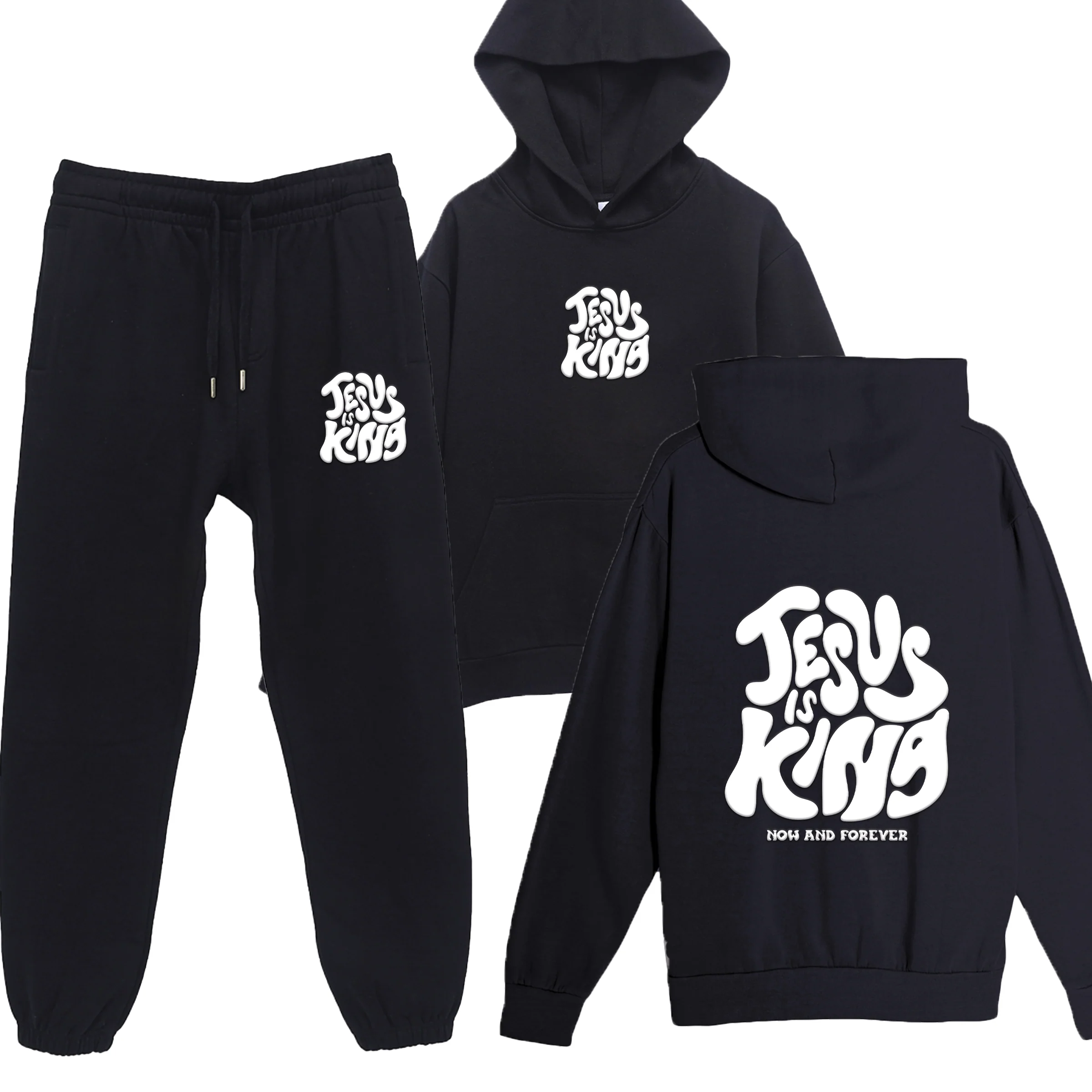 Jesus is King Pullover Hoodie - Image 4
