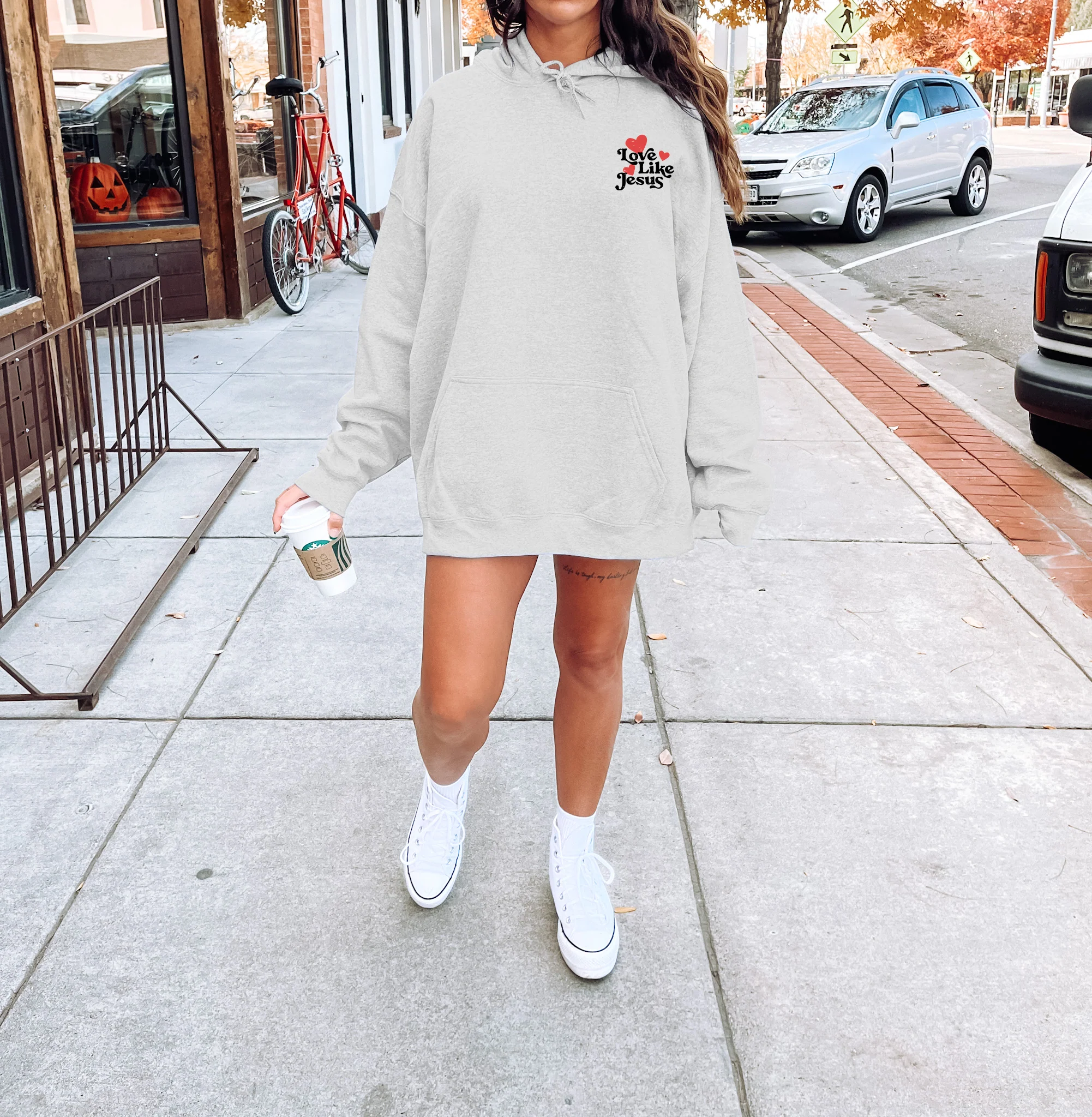 Love Like Jesus Pullover Hoodie - Image 2