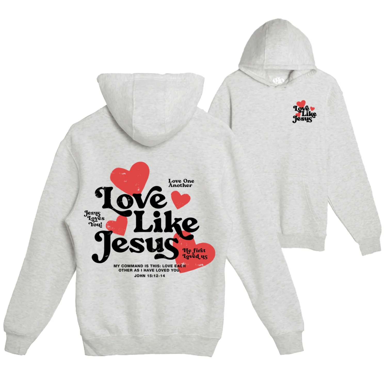 Love Like Jesus Pullover Hoodie - Image 3