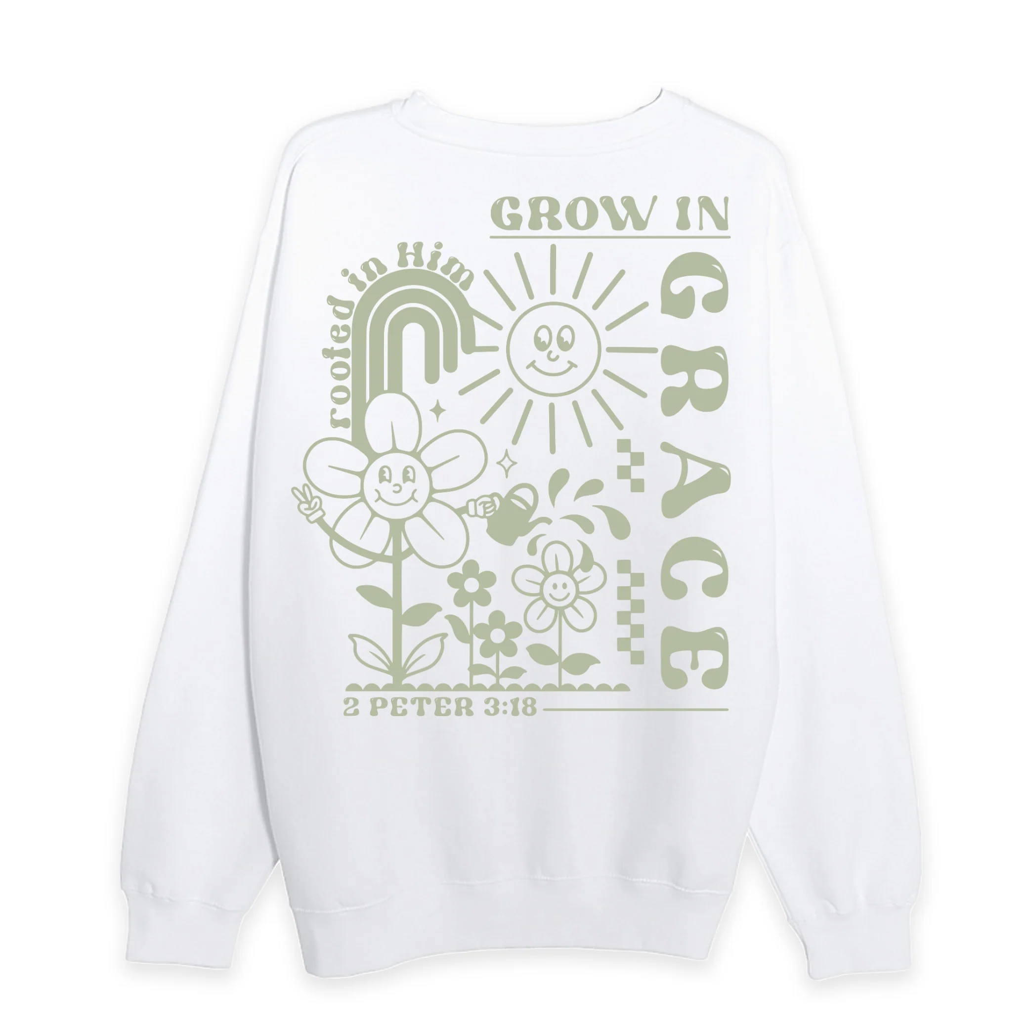 Grow In Grace Crewneck Sweatshirt - Image 4