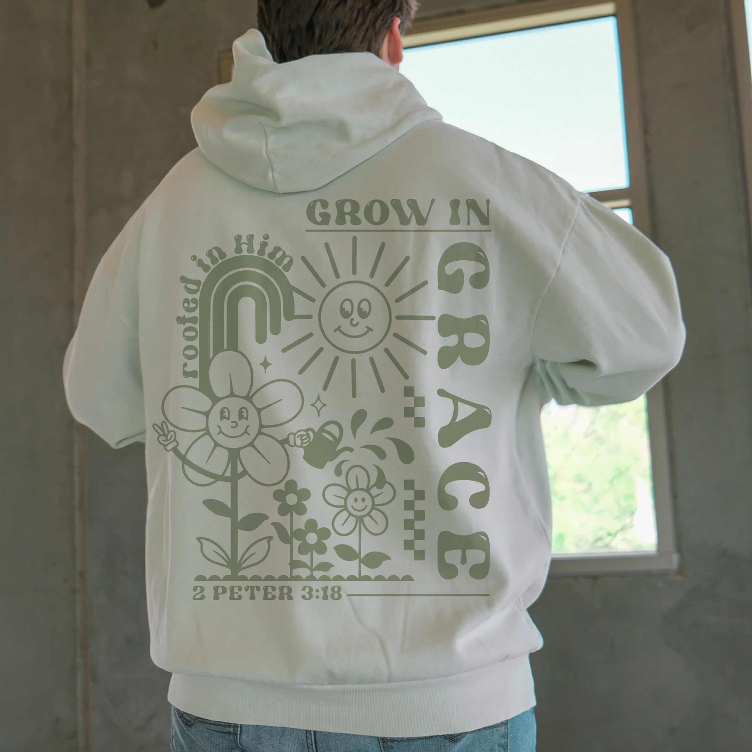 Grow In Grace Pullover Hoodie - Image 2