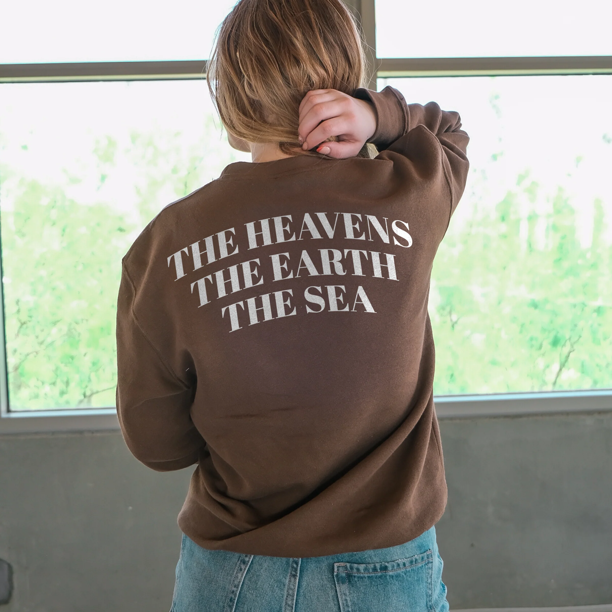 He Made It All Crewneck Sweatshirt - Image 2