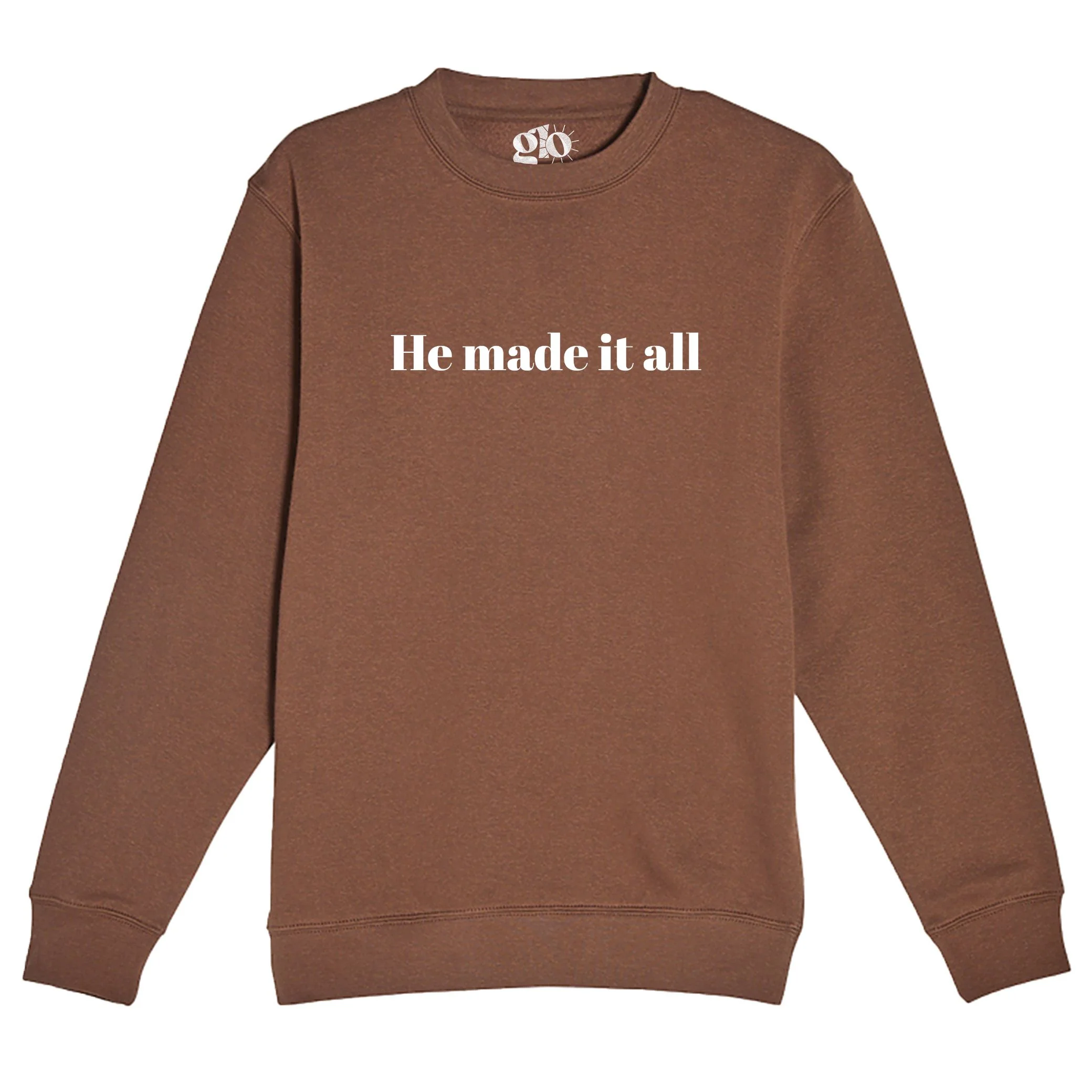 He Made It All Crewneck Sweatshirt - Image 4