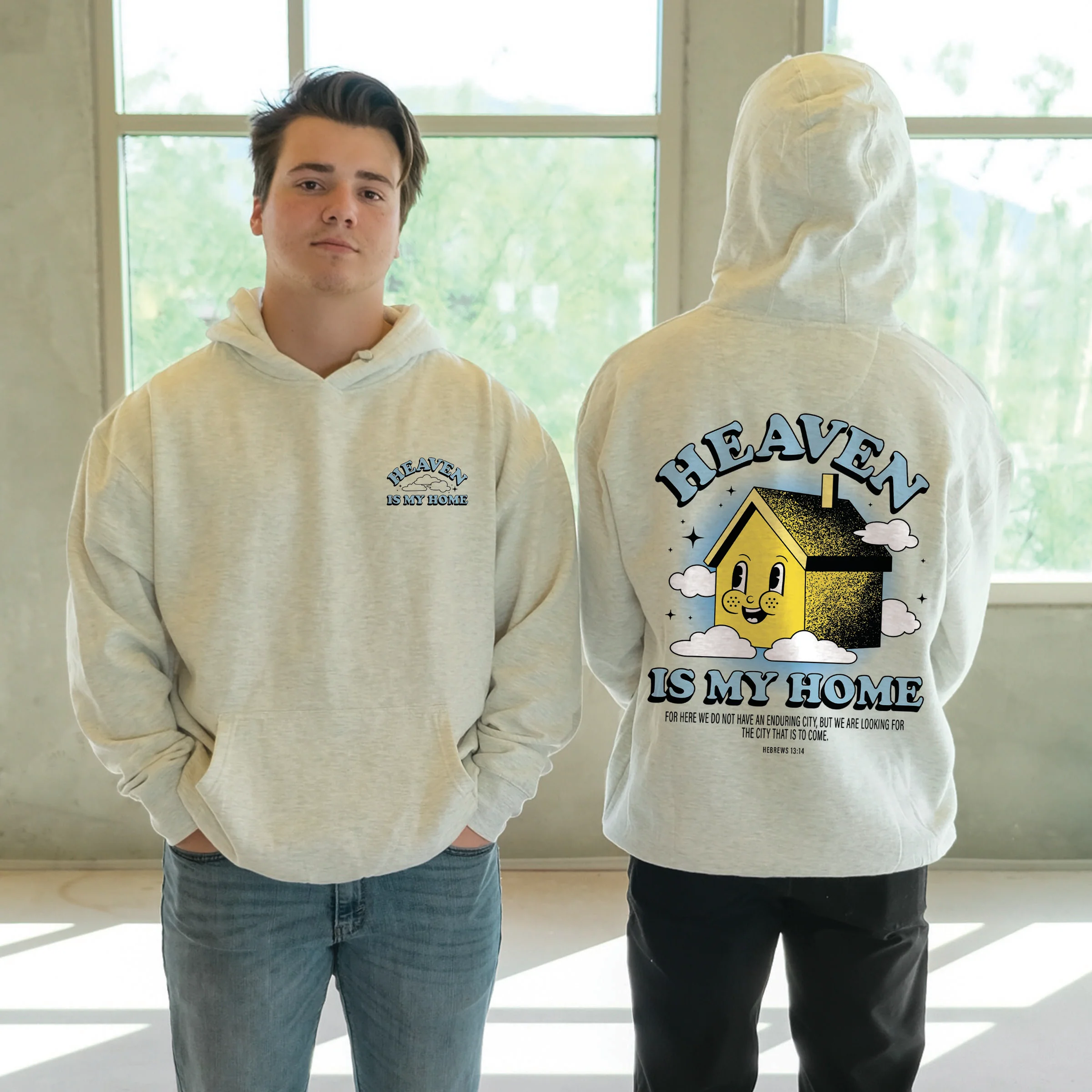 Heaven Is My Home Pullover Hoodie - Image 3