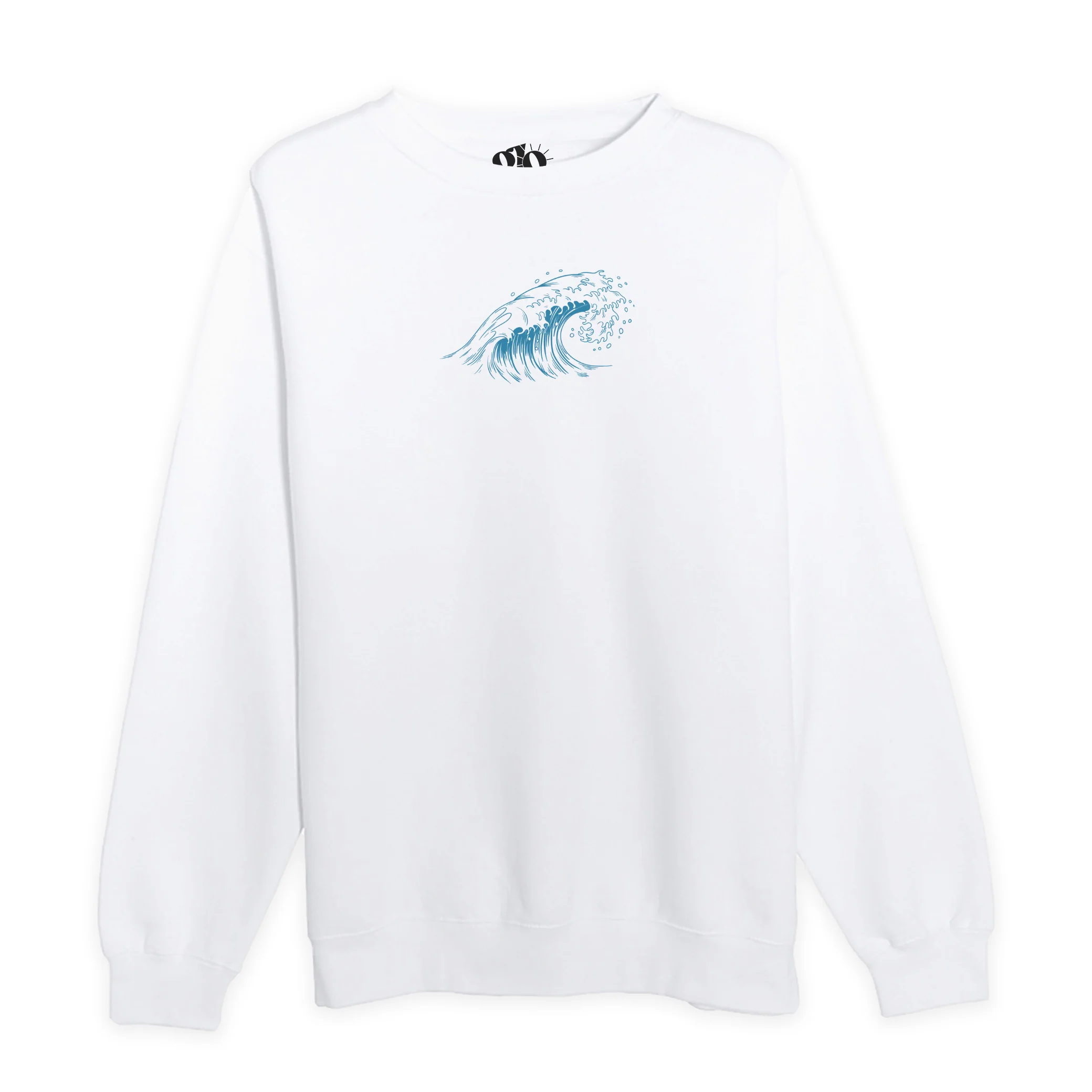 His Mercy Flows Wave After Wave Creneck Sweatshirt - Image 3