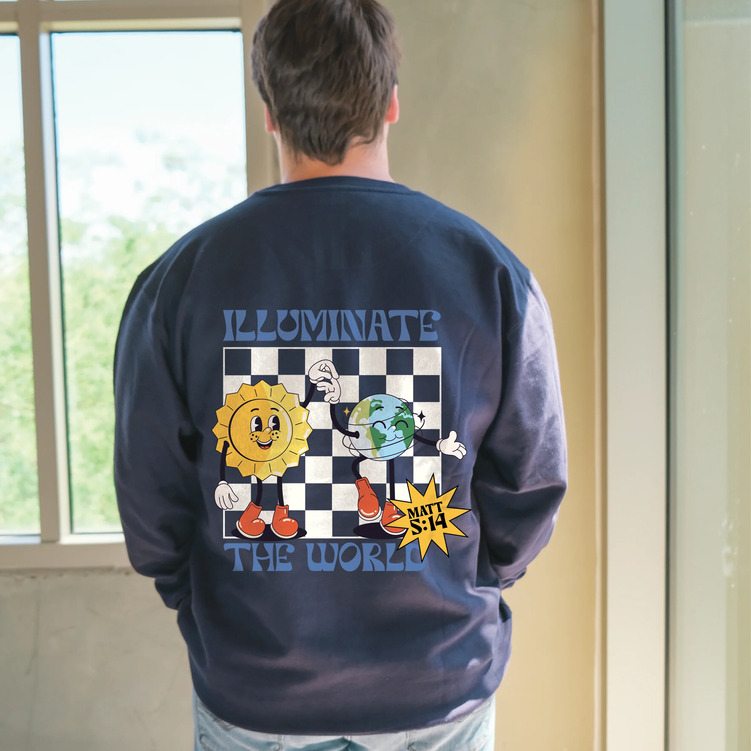 Illuminate The World Crewneck Sweatshirt - Image 2