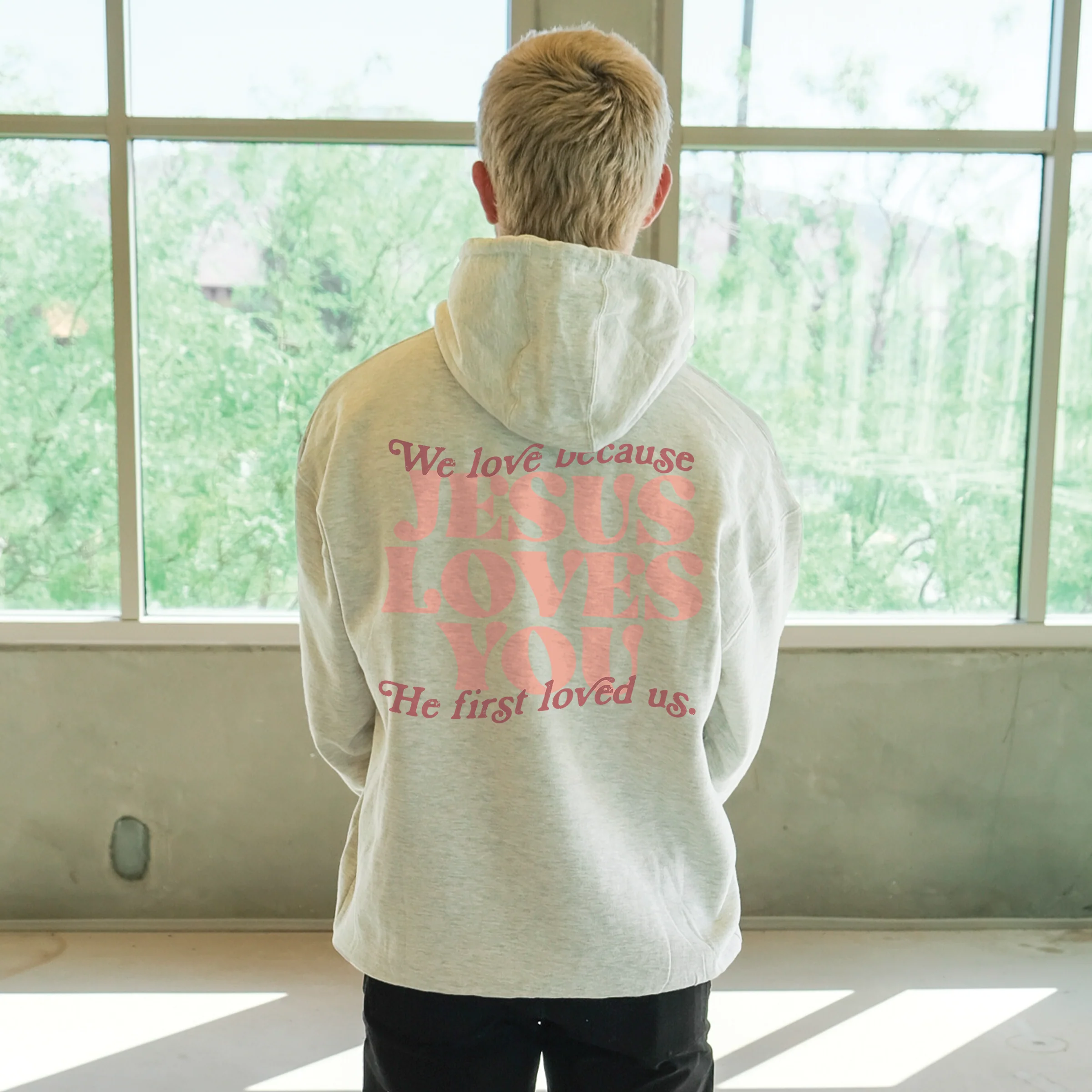 Jesus Loves You Pullover Hoodie - Image 5