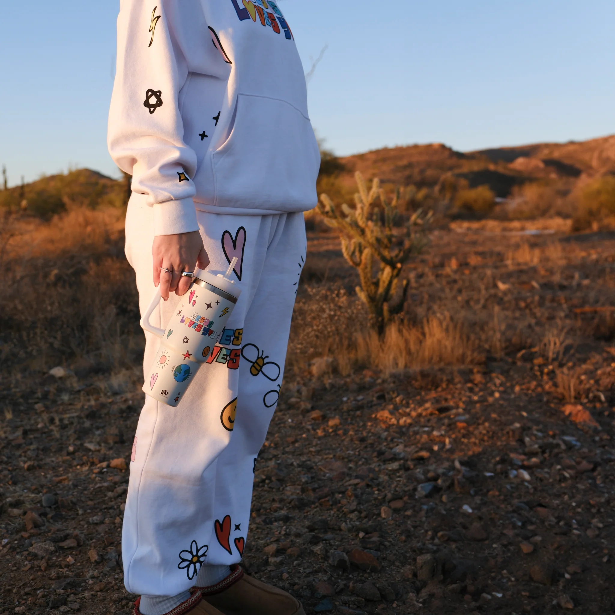 Jesus Loves You Sweatpants - Image 2