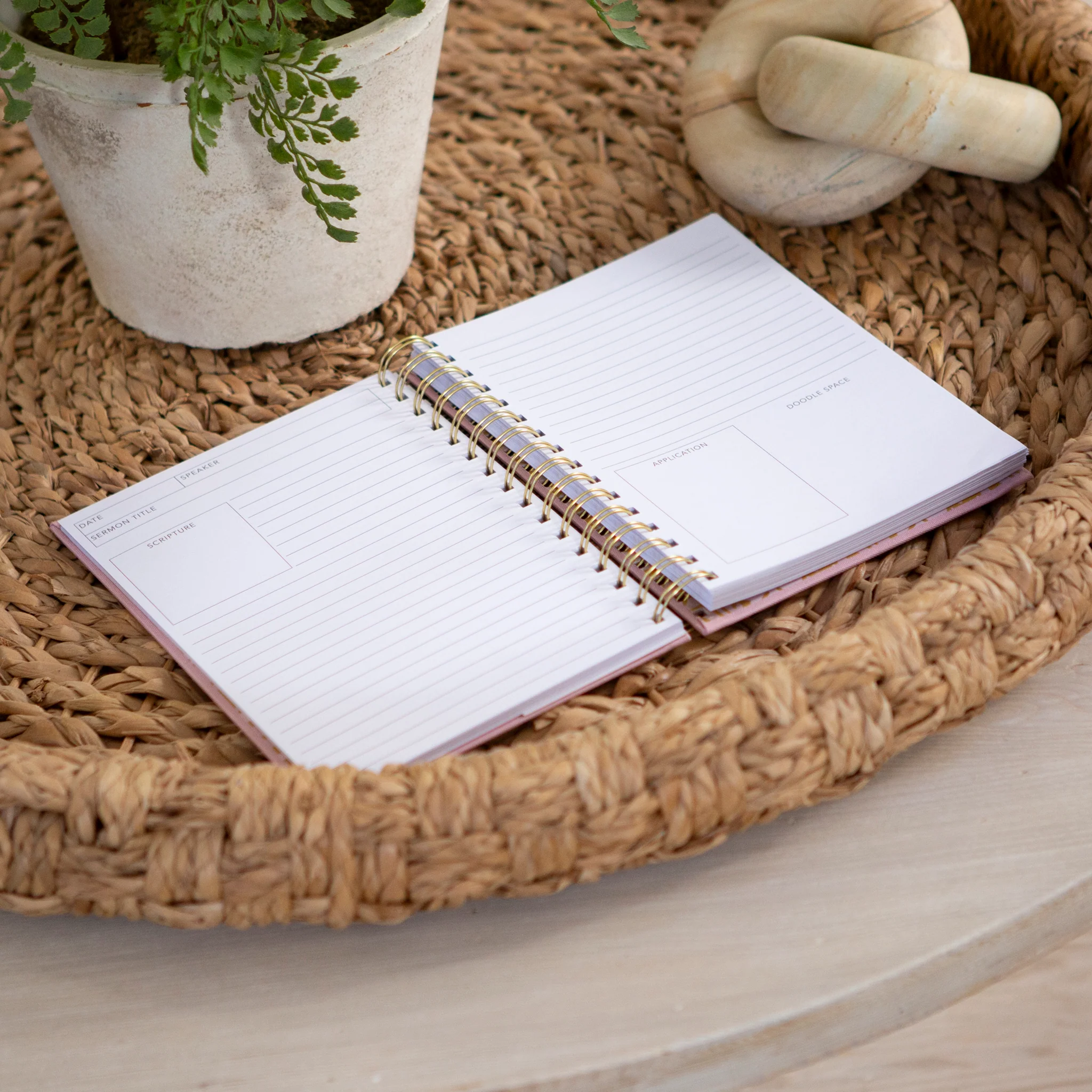 Linen Glo Floral Sermon Notes - Image 6