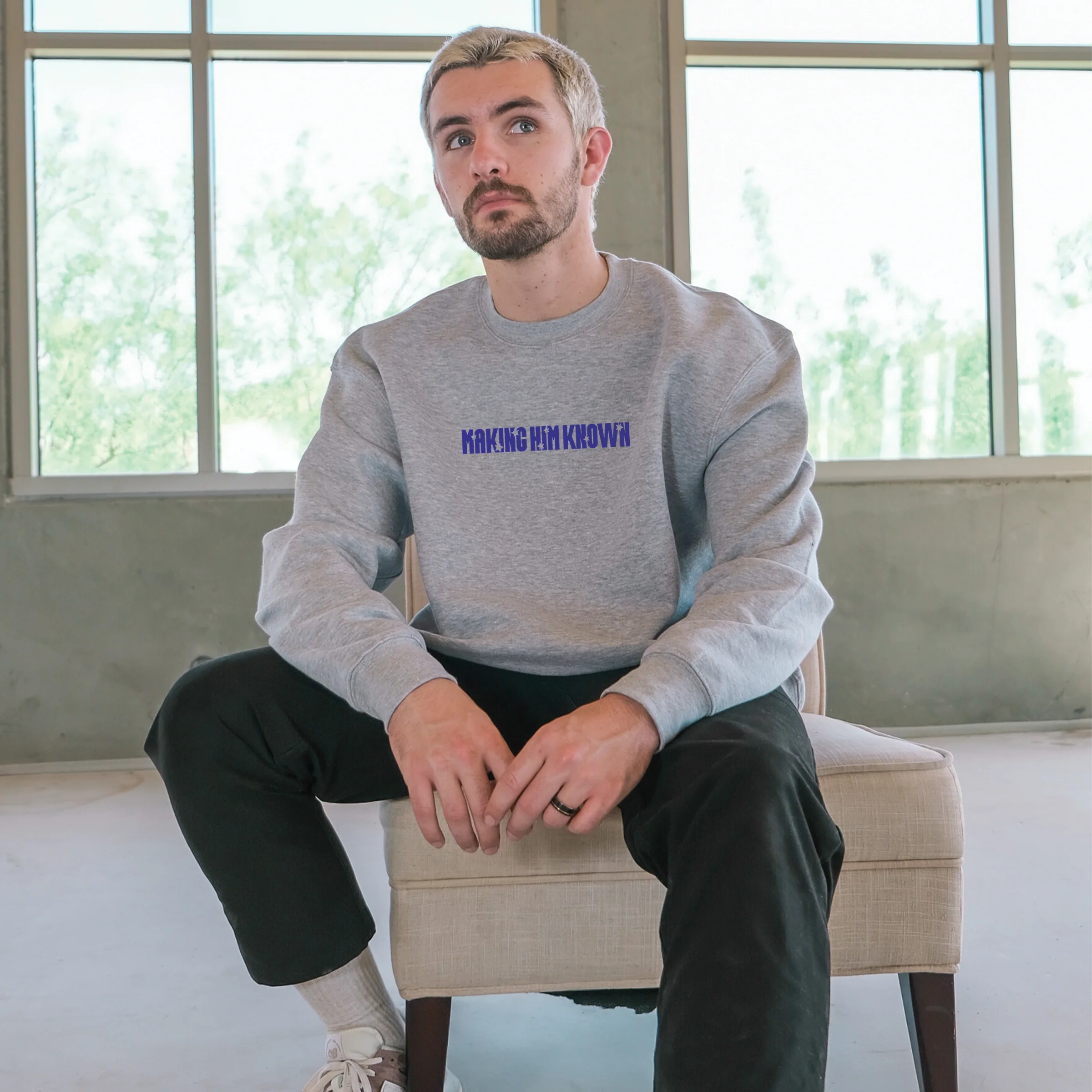 Making Him Known Crewneck Sweatshirt - Image 3