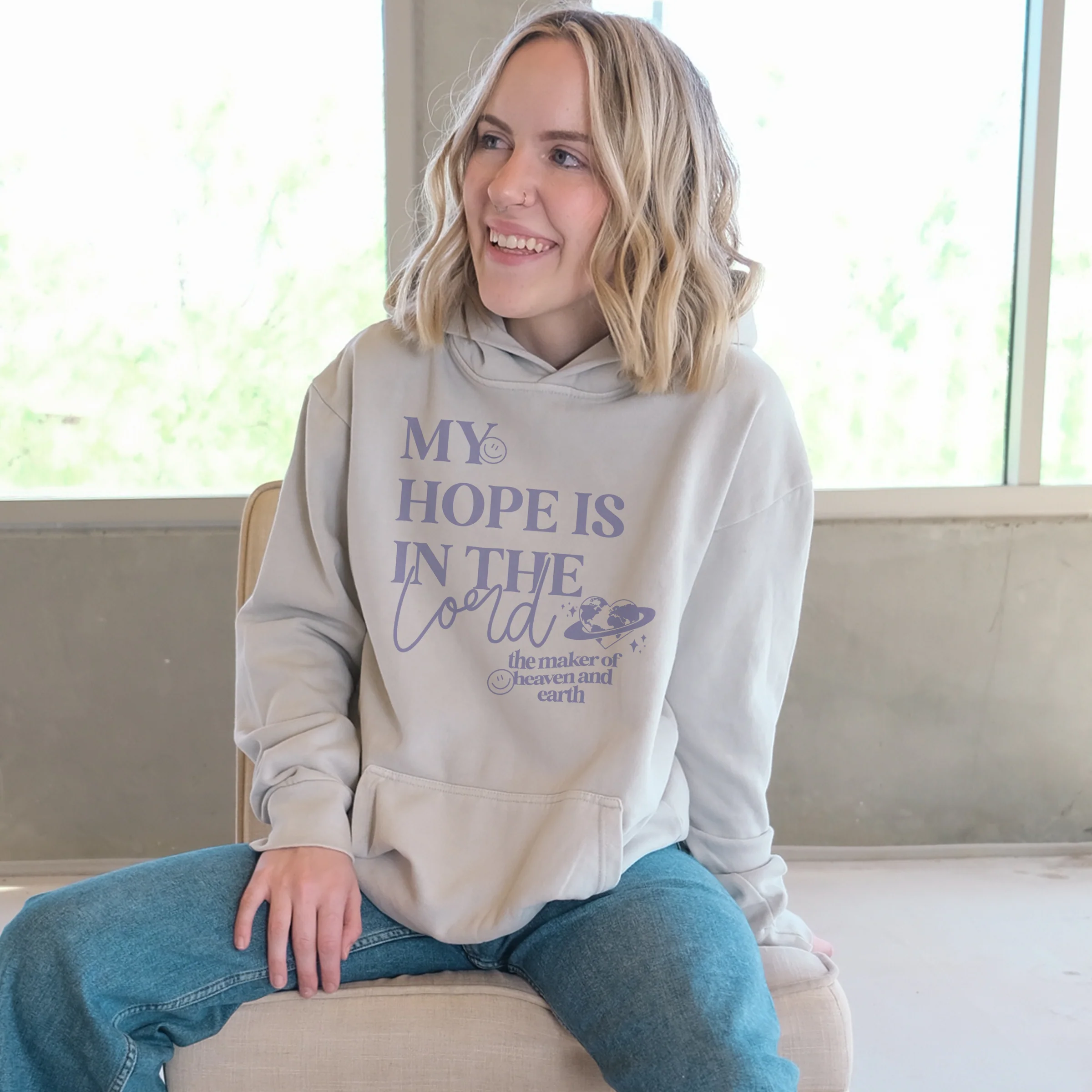 My Hope Is In The Lord Pullover Hoodie - Image 2