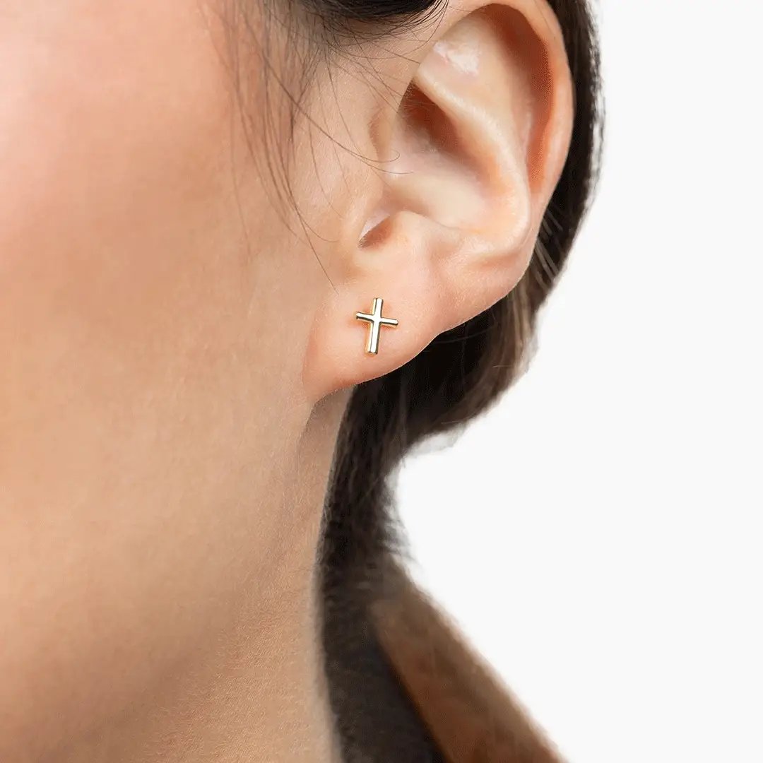 New Creation Plated Brass Earring Set - Image 2