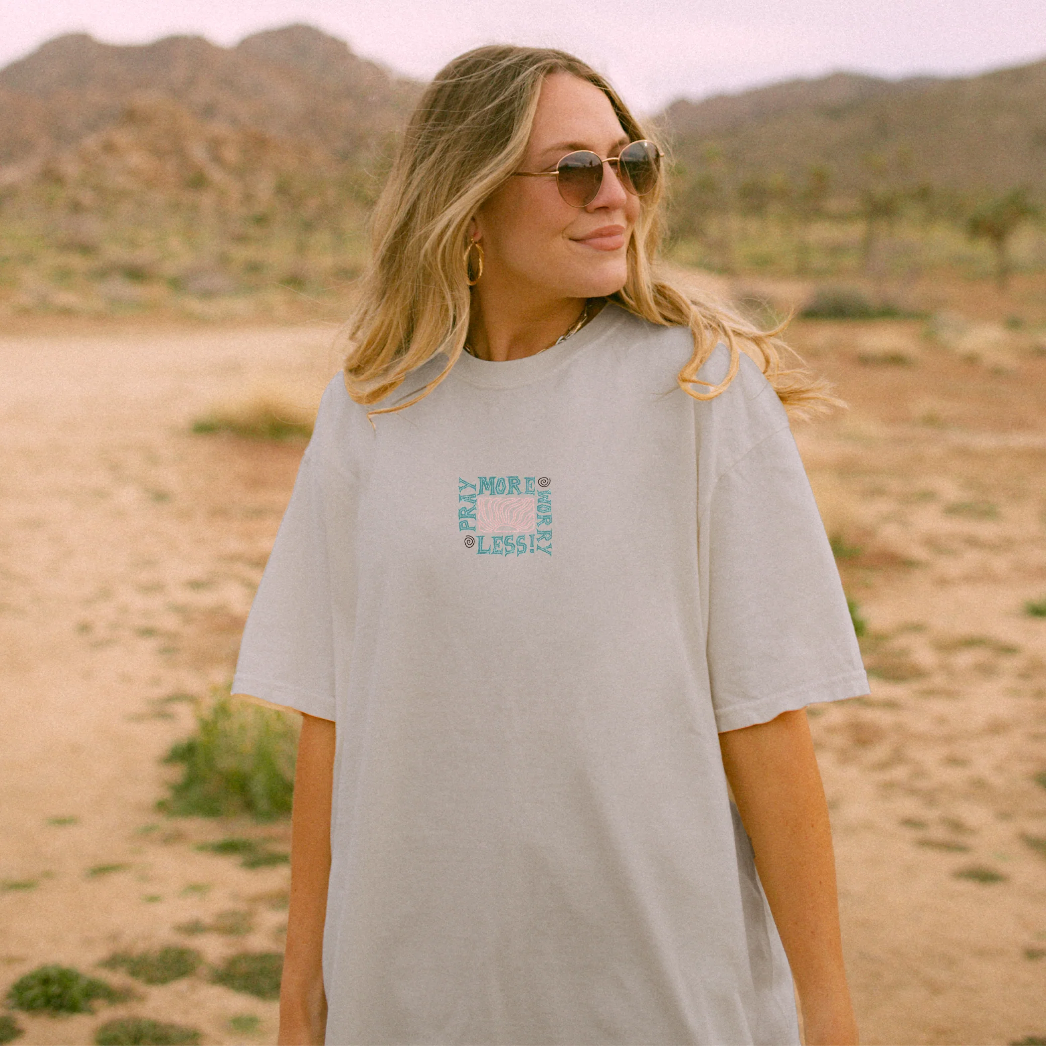 Pray More Worry Less Tee - 0 - Image 3