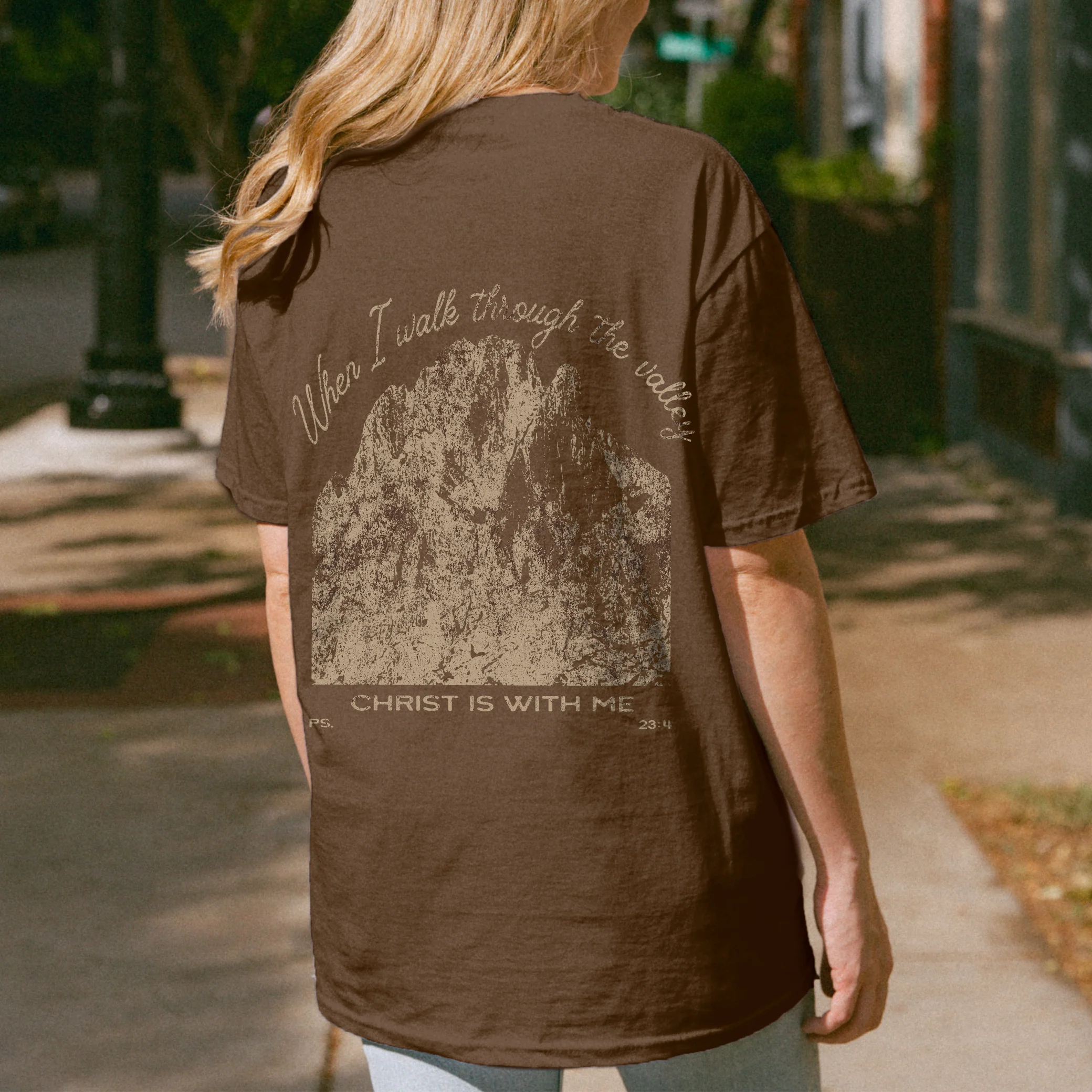 Psalm 23:4 Tee - Image 2