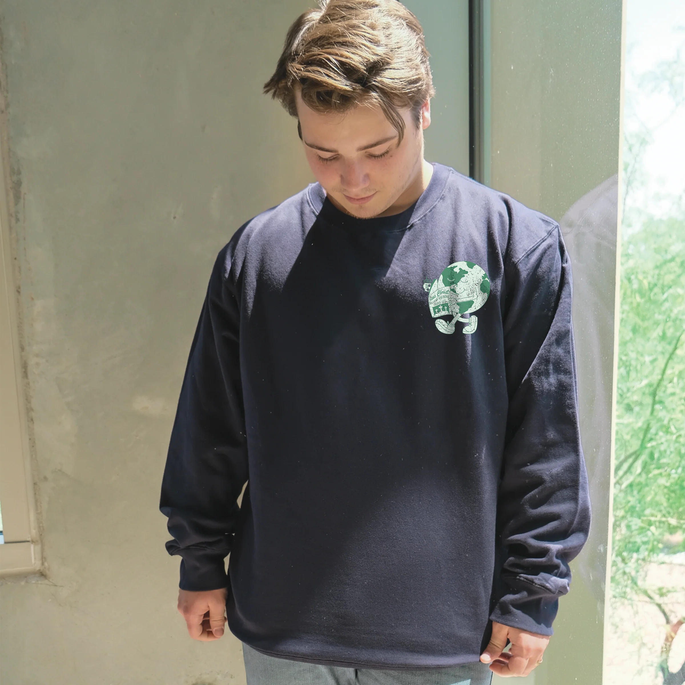 Share The Good News Crewneck Sweatshirt - Image 3