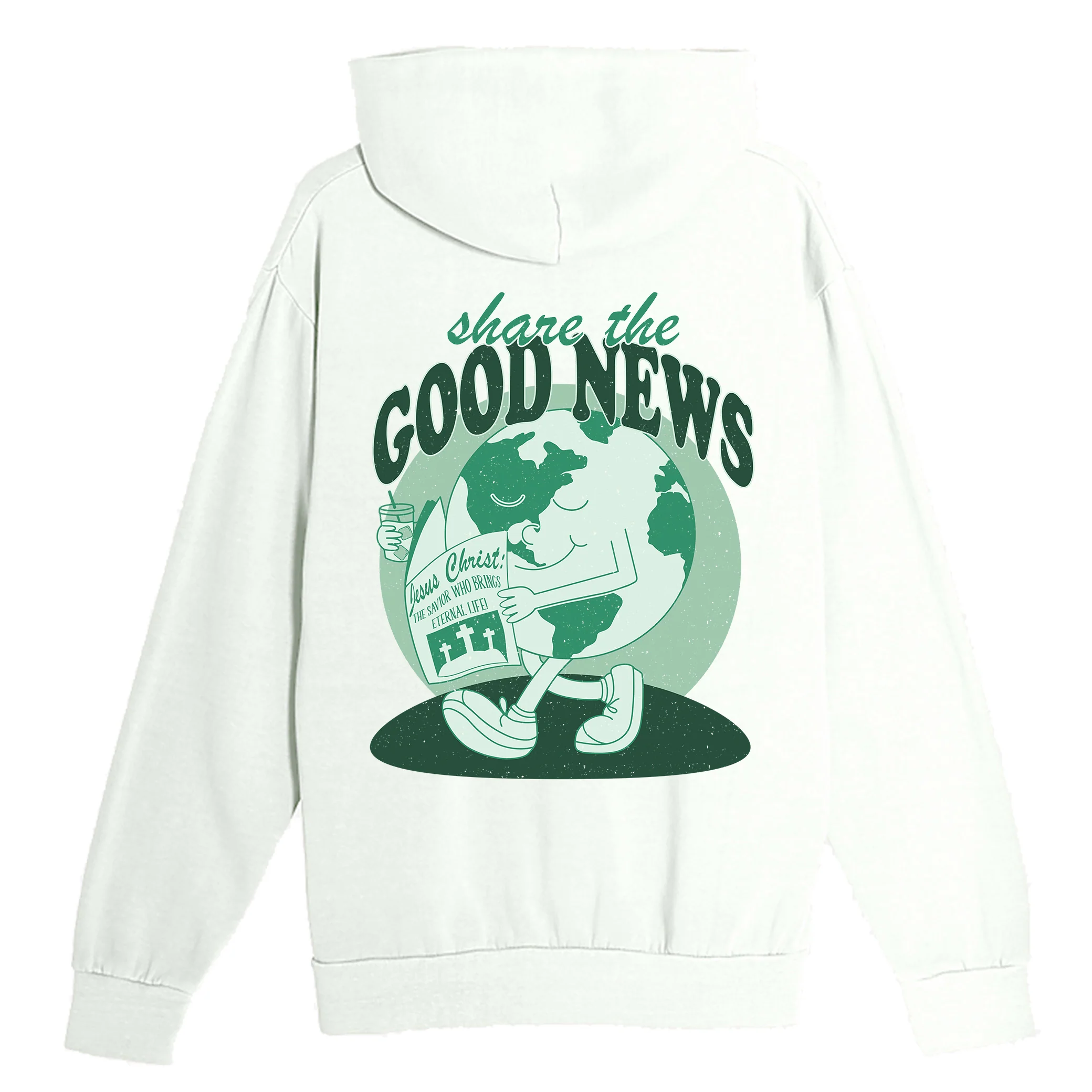 Share The Good News Pullover Hoodie - Image 6