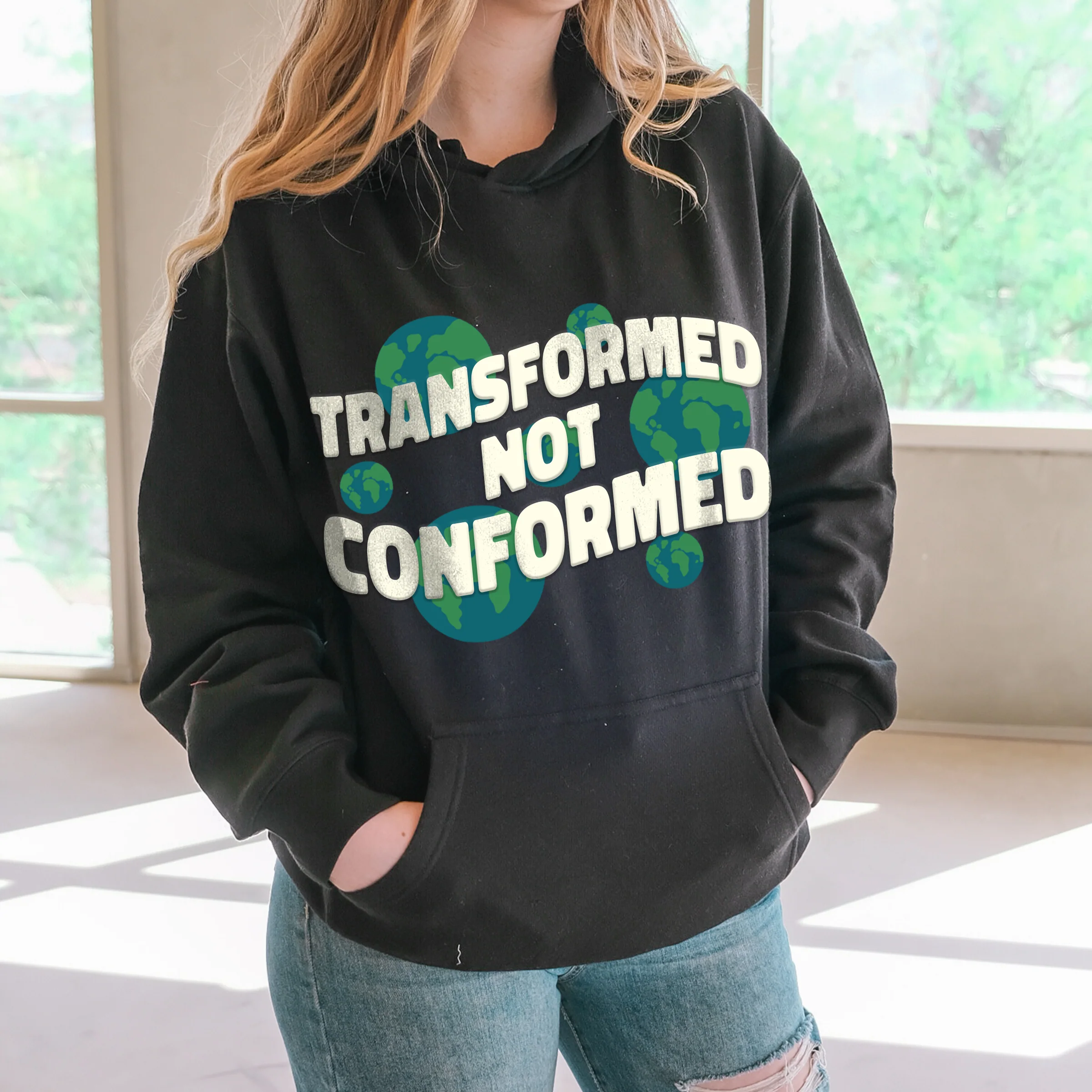 Transformed Not Conformed Pullover Hoodie - Image 2