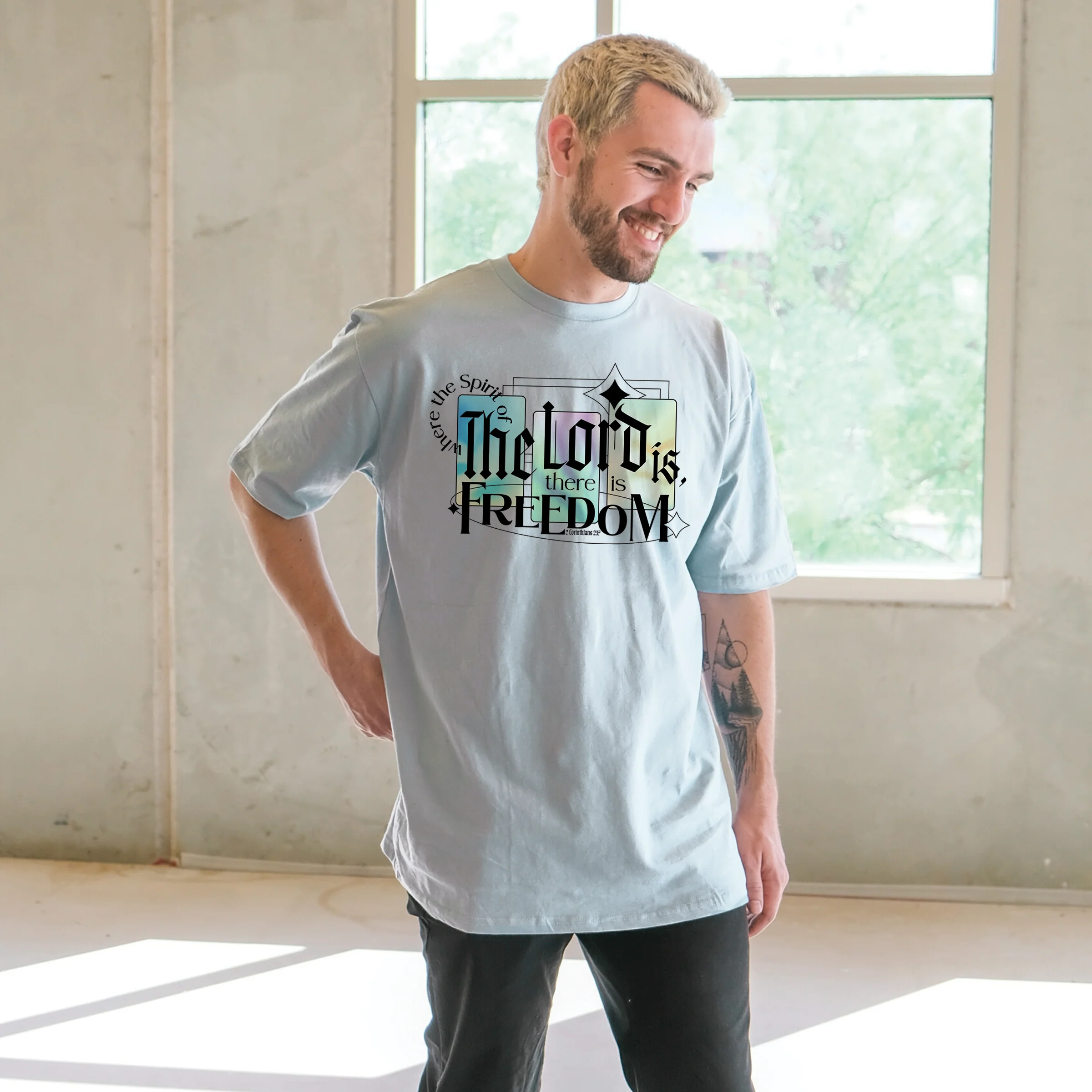 Where The Spirit Of The Lord Is Tee - Image 2